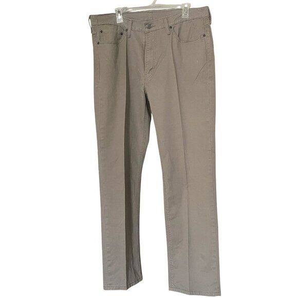 Levi’s Strauss & Co. 541 Athletic Taper Men's Stretch Jeans Khaki Pants 36 x 32 - Picture 1 of 8